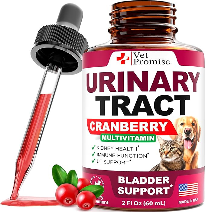Cat & Dog UTI Treatment - Urinary Tract Infection Treatments with Cranberry - Dog & Cat UTI Medic... | Amazon (US)
