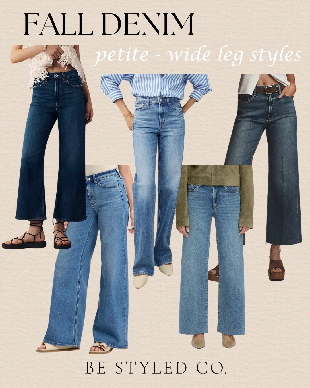 Our favorite petite friendly jeans for fall- wide leg petite jeans 

#LTKOver40 #LTKSeasonal #LTKPetite