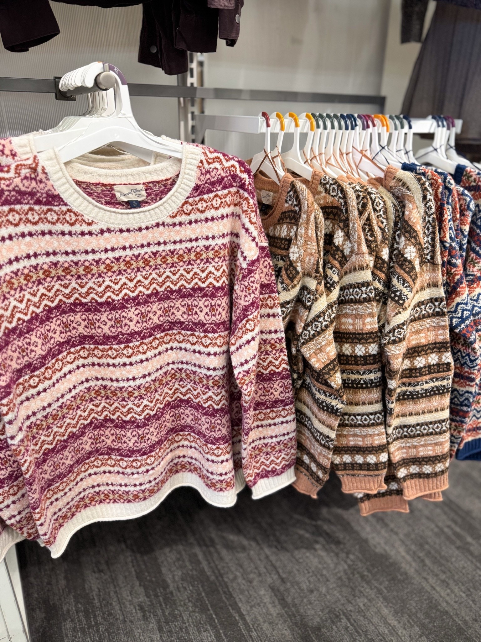 Fair aisle sweaters 40% off! 

target finds, target deals, fall sales