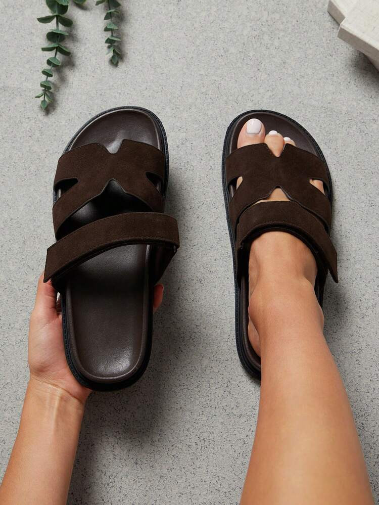 2 Items

Women Flat Sandals

Women Tops
£11.86
-31%
£17.28

Save £0.59 off this item after joining.
SHUZIA Women Shoes Comfy Flat Thick Soled Everyday Basic Slip-On Faux Suede Slippers Sliders Spring Shoes Vacation Shoes Casual Shoes Beach Shoes Mother's Day Present For Christmas
4.83
(1000+)
#1 Bestseller
in Preppy Women Sandals

Color: Brown













Size
UK
UK4 (US6)
UK5 (US7)
UK6 (US8)
UK7 (US9)
UK8 (US10)
UK9 (US11)
Size Guide
Qty:

 | SHEIN