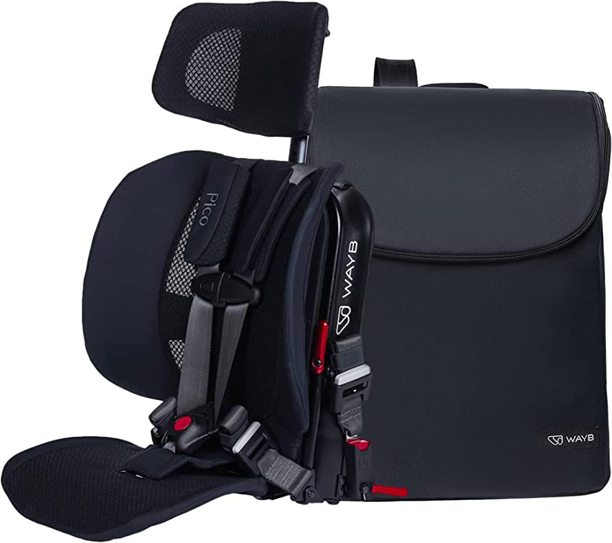 WAYB Pico Travel Car Seat with Premium Carrying Bag- Lightweight, Portable, Foldable - Perfect fo... | Amazon (US)