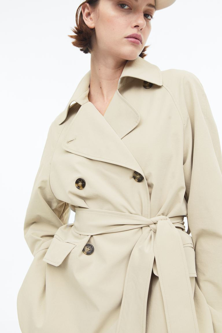 Double-breasted trenchcoat | H&M (UK, MY, IN, SG, PH, TW, HK)