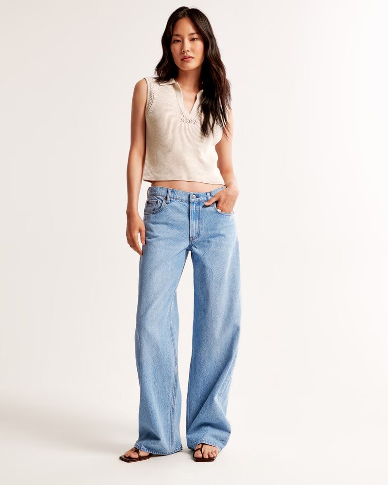 Low Rise Ultra Loose Jean | Abercrombie & Fitch (US)