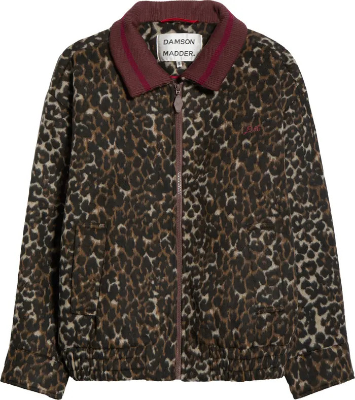 Pixie Leopard Print Bomber Jacket | Nordstrom