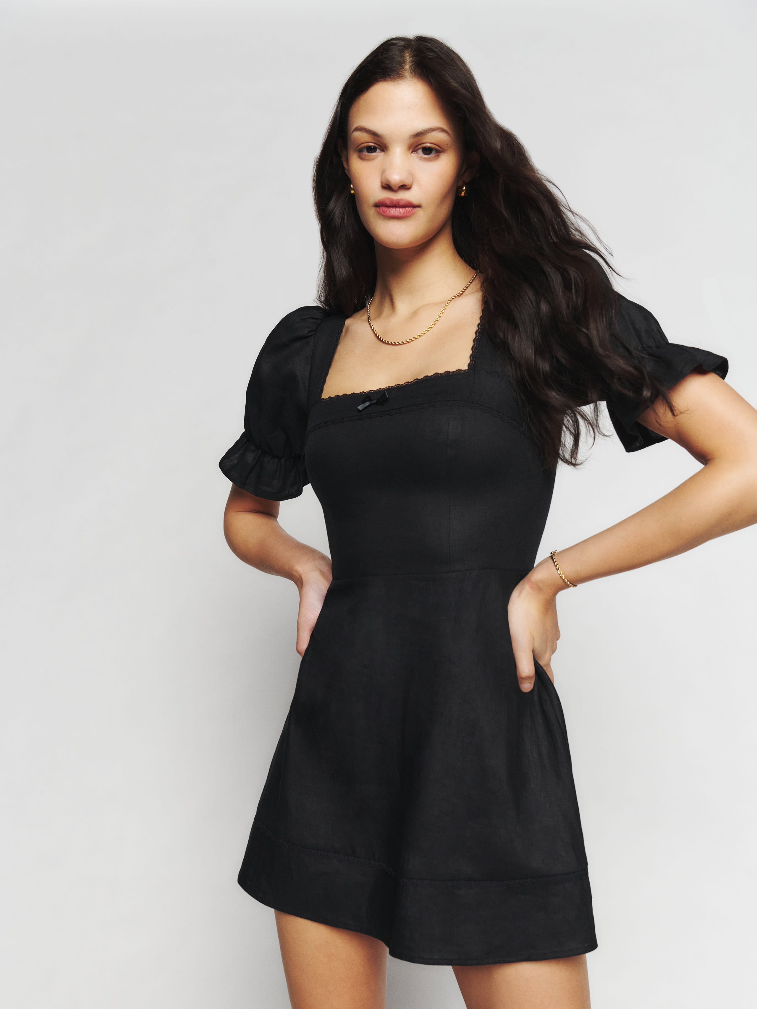 Evianna Linen Dress | Reformation (US & AU)