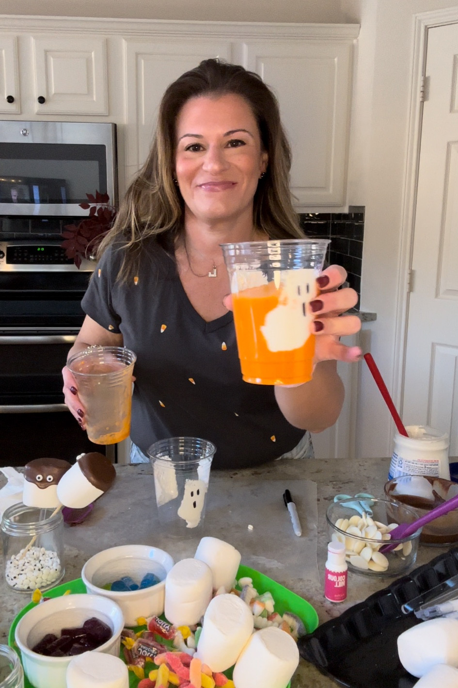 Halloween treats, ghost drink, Halloween drink, kids drink, colored drink, fun treats with kids, kids treats, cooking with kids

#LTKHalloween