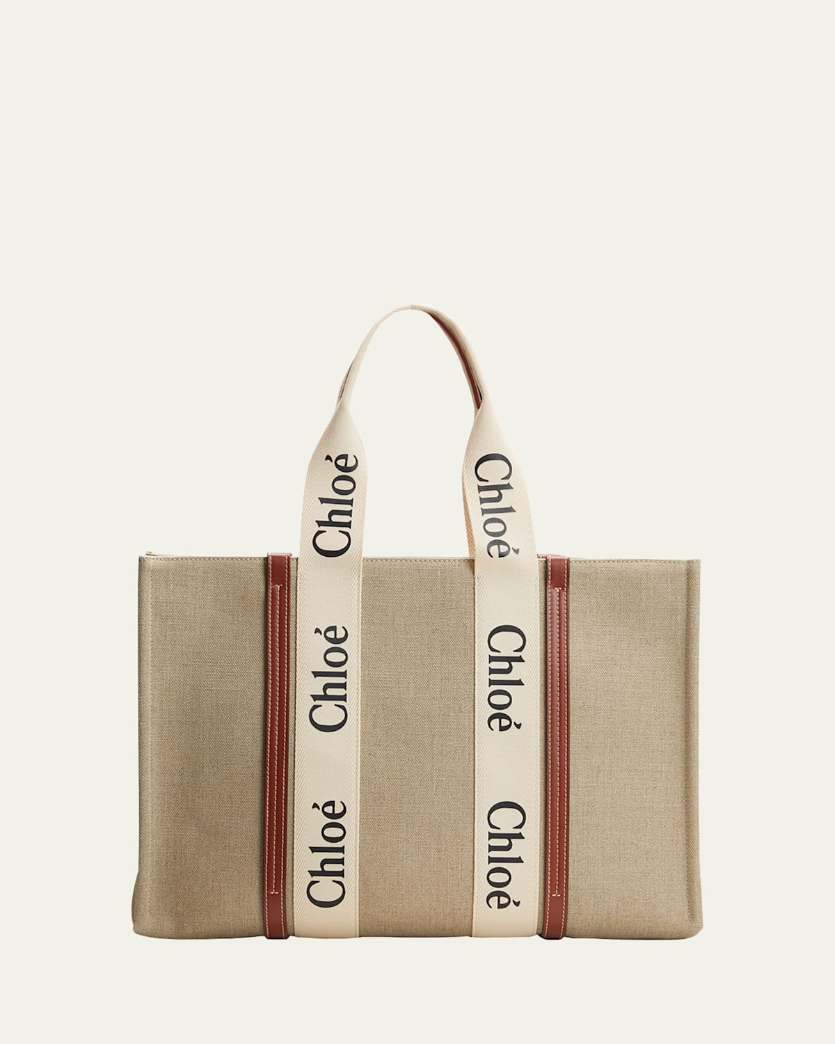 Woody Large Tote Bag in Linen | Bergdorf Goodman