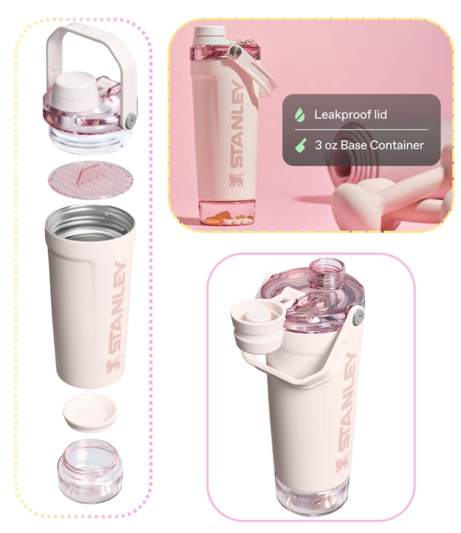 🚨🔥NEW🔥🚨 OMG a Stanley SHAKER?!?! 💕😍 Meds, protien or snacks! LOVE the color selection 😭🙌🏼❤️ Selling fast! 🤩🤩

#LTKActive #LTKTravel #LTKselfcare