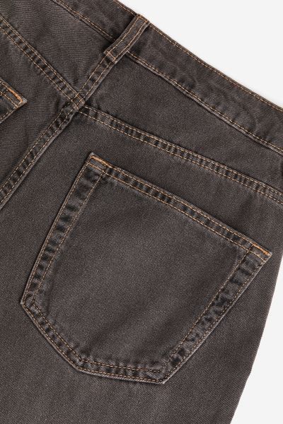 90s Baggy High Jeans - Dark brown - Ladies | H&M GB | H&M (UK, MY, IN, SG, PH, TW, HK)