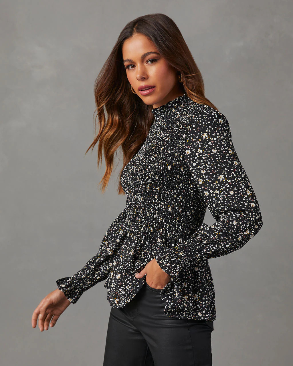 Fill The Void Floral Smocked Blouse | VICI