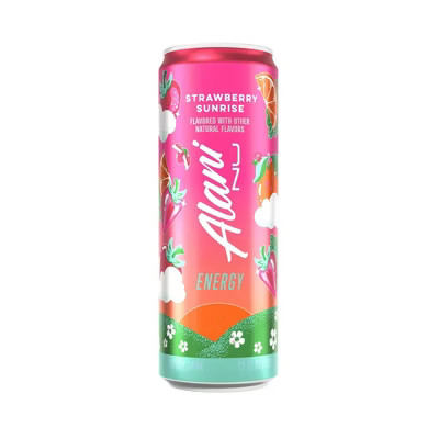Alani strawberry Sunrise Energy Drink - 12 fl oz Can | Target