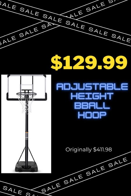 What a great deal on this adjustable basketball goal!

#LTKCyberWeek #LTKsalealert #LTKGiftGuide