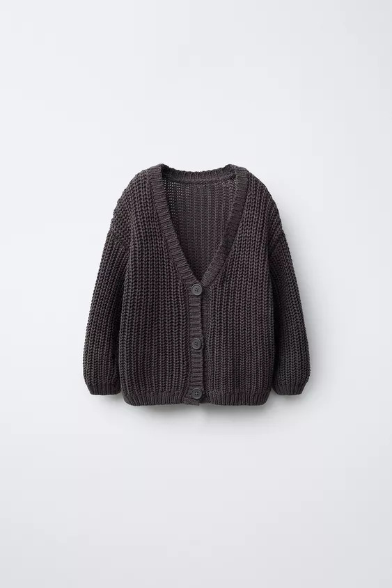 CHUNKY KNIT CARDIGAN | Zara US
