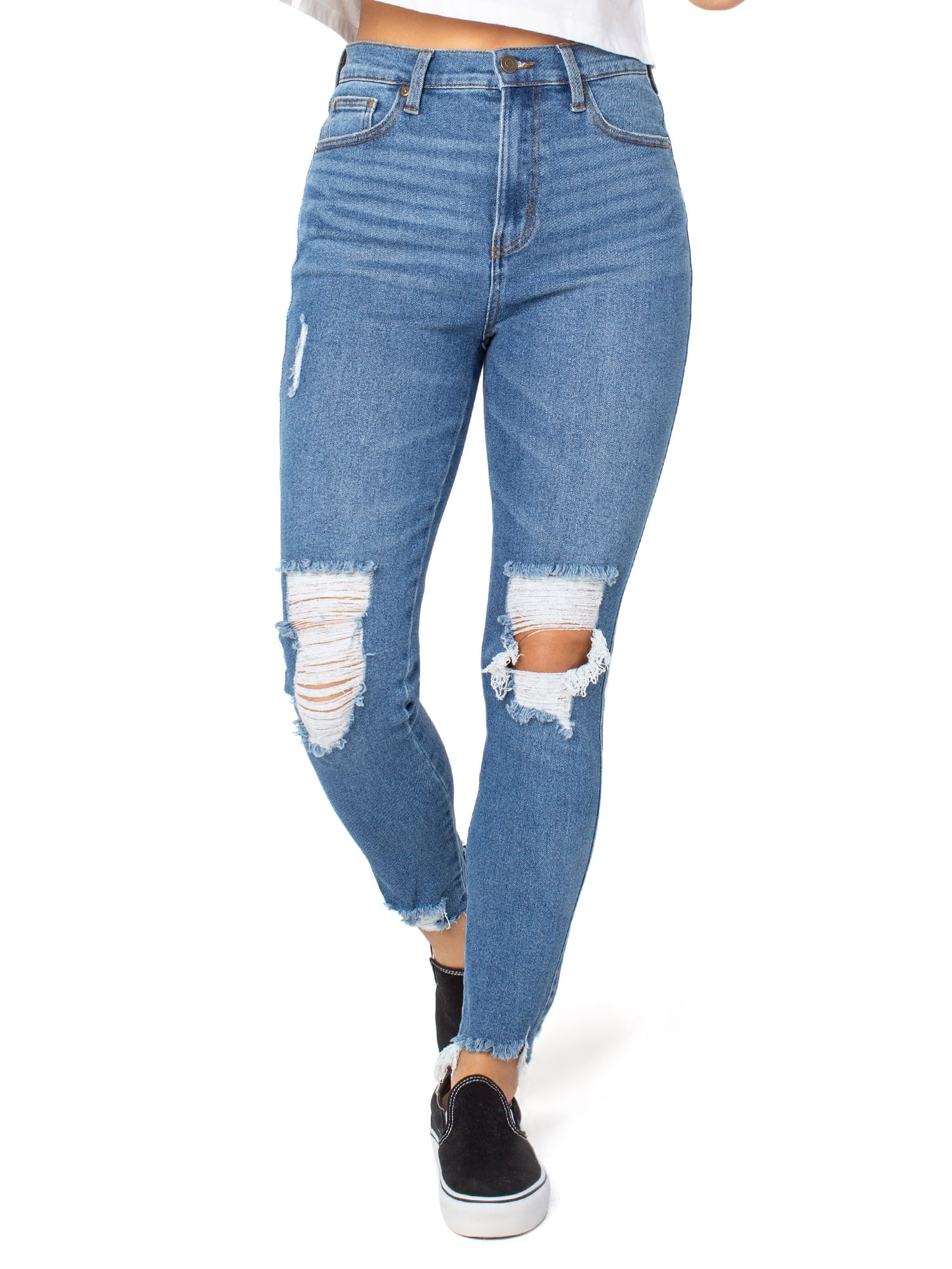 Celebrity Pink Juniors Ultra High Rise Curvy Skinny Jeans 27" | Walmart (US)