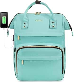 LOVEVOOK Laptop Backpack Women Teacher Backpack Nurse Bags, 15.6 Inch Womens Work Backpack Purse ... | Amazon (US)
