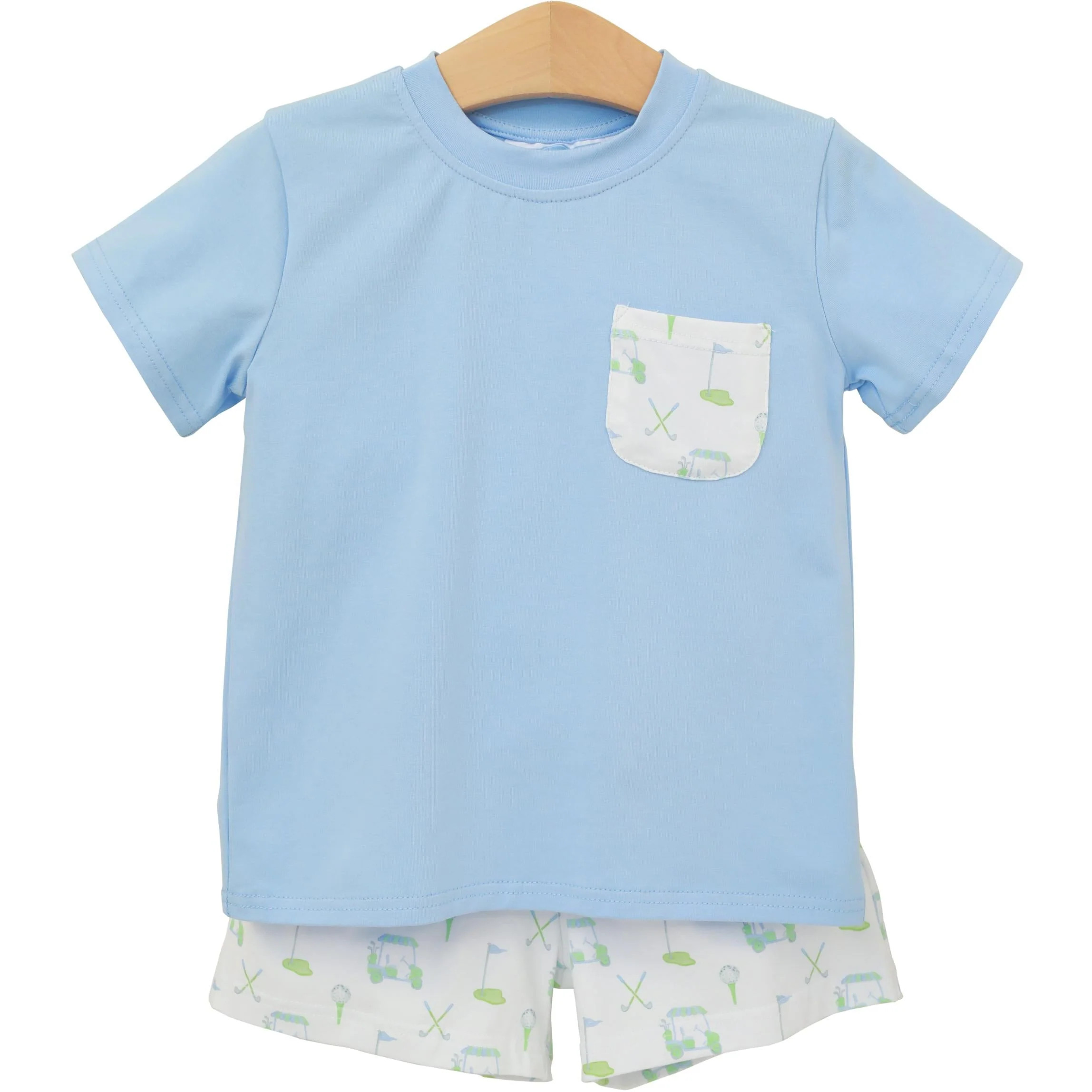 Trotter Street Kids Caddy Club Short Set | Persnickety