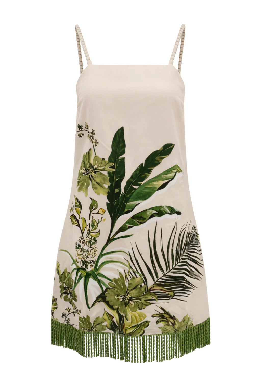 Parker Neutral Botanical Mini Dress | Anna Cate Collection