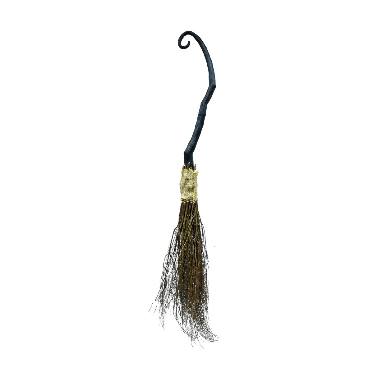 Crooked Witches Broom Stick Real Wizard Broomstick Scary Halloween Costume Accessory Prop | Walmart (US)
