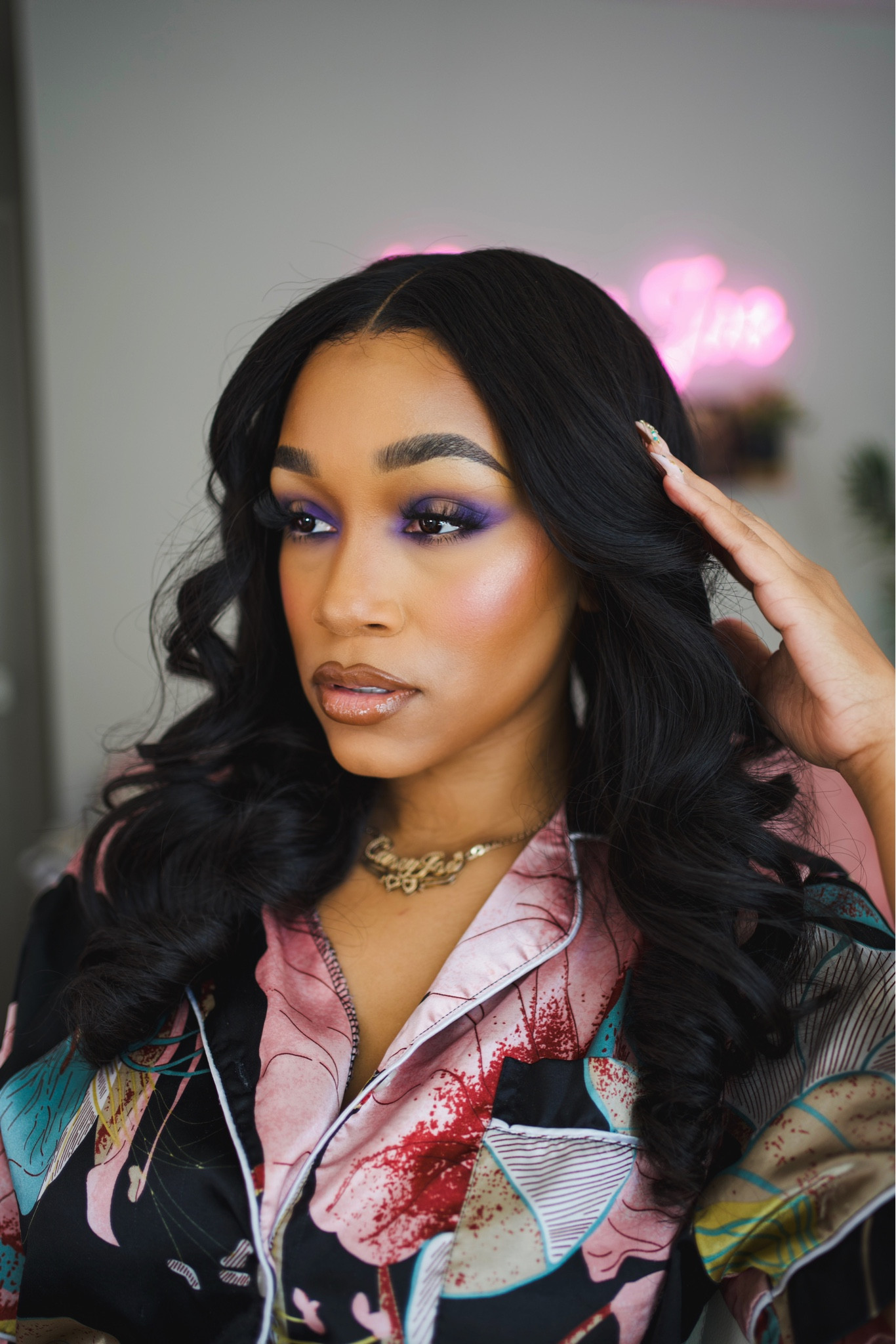 Channeling ethereal vibes with a mesmerizing purple halo eye. 💜✨ #LavishTouches #PurpleHaloMagic

#LTKbeauty