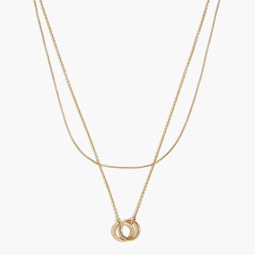 Intertwined layering necklace | J.Crew Factory