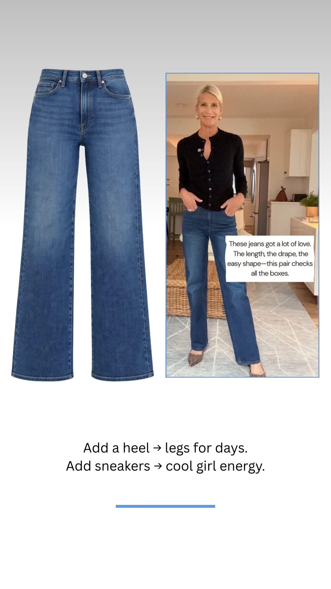 These jeans got a lot of love for a reason. The length, the drape, the easy shape—checks every box.


#LTKootd #LTKOver40