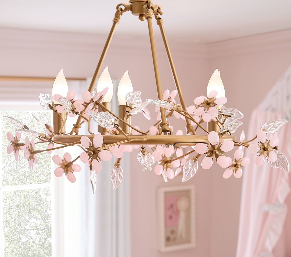 Grace Flower Chandelier (22") | Pottery Barn Kids