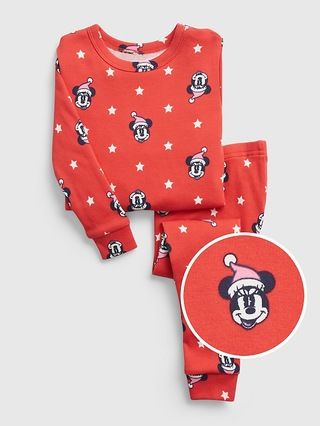 babyGap | Disney Minnie Mouse 100% Organic Cotton Print PJ Set | Gap (US)