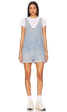 Free People x We The Free High Roller Shortall in Bright Eyes from Revolve.com | Revolve Clothing (Global)