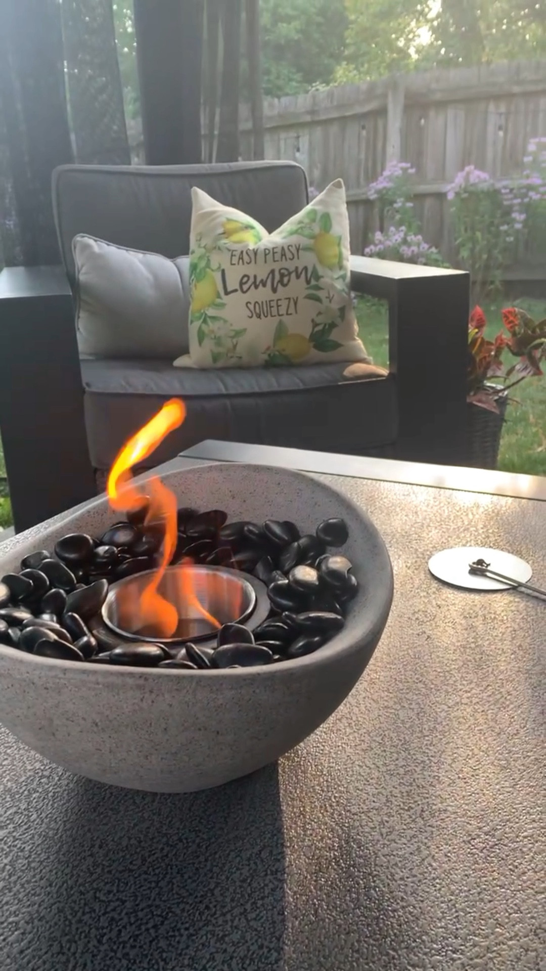 Sunday Morning Vibes
Nothing better than early mornings on the patio, listening to music and watching the flames dance 🔥 

#patiodecor #patiodesign #outdoorliving #outdoorgoals #patio #summertime #backyarddecor #backyarddesign #backyardgoals #sundayvibes

#LTKSeasonal #LTKhome #LTKfamily