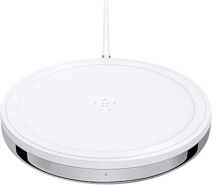 Belkin Wireless Charger, Special Edition BoostUp 7.5W Charging Pad with Stainless Steel Chrome Fi... | Amazon (US)