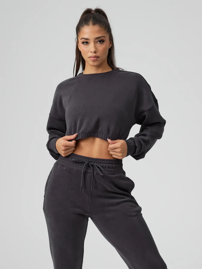 Luxe Long Sleeve Crop | Buffbunny