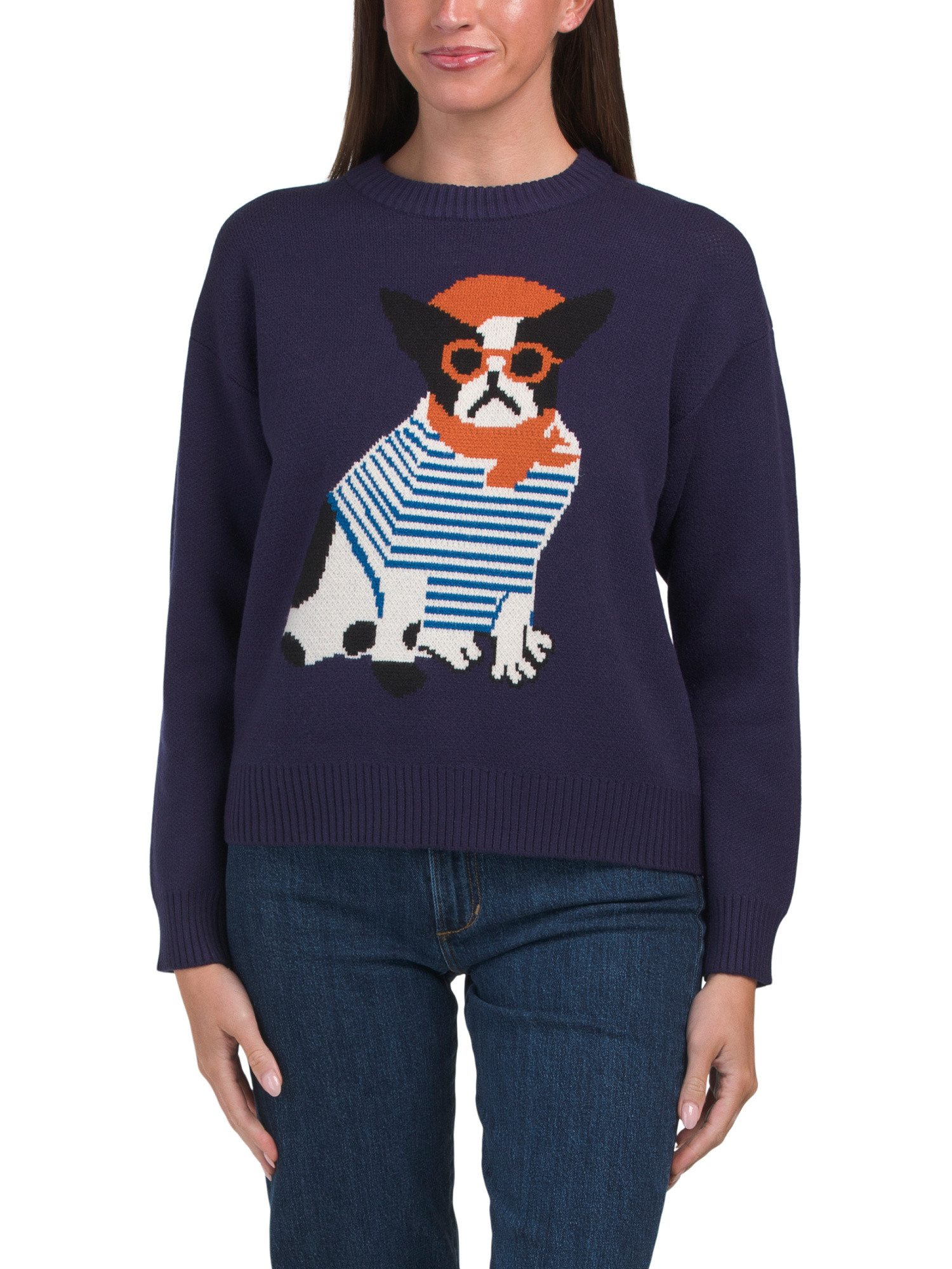 Sunglasses Frenchie Sweater | TJ Maxx