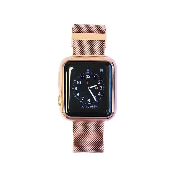 Apple Watch Face Cover and Band All-in-One in Rose Gold | Bed Bath & Beyond