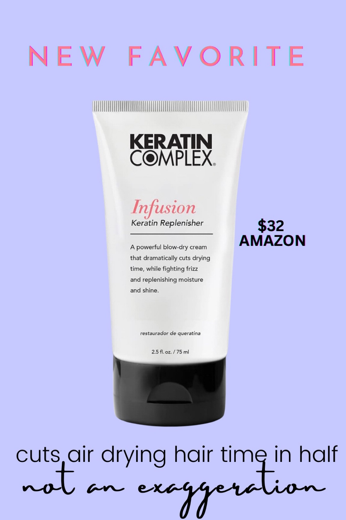 SALON QUALITY KERATIN to replenish dry hair, cuts hair drying time in HALF, reduces frizz and best of all the keratin cream is  PINK 💅  

#LTKfindsunder50 #LTKwedding #LTKbeauty
