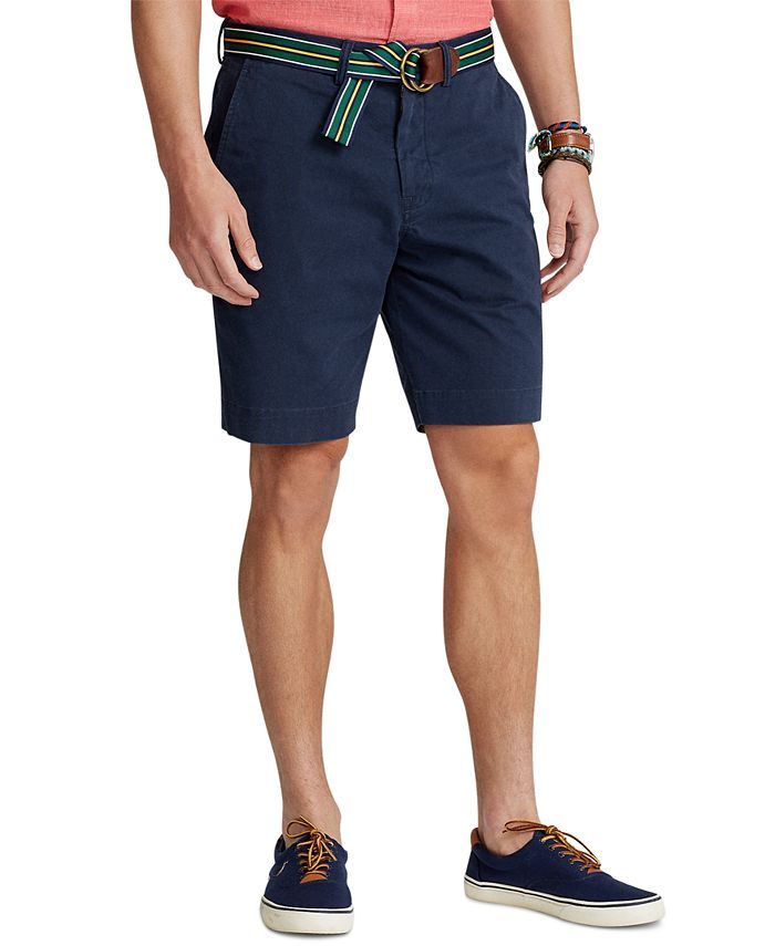 Polo Ralph Lauren
          
  
  
      
          Men's Stretch Classic-Fit 9"  Shorts | Macys (US)