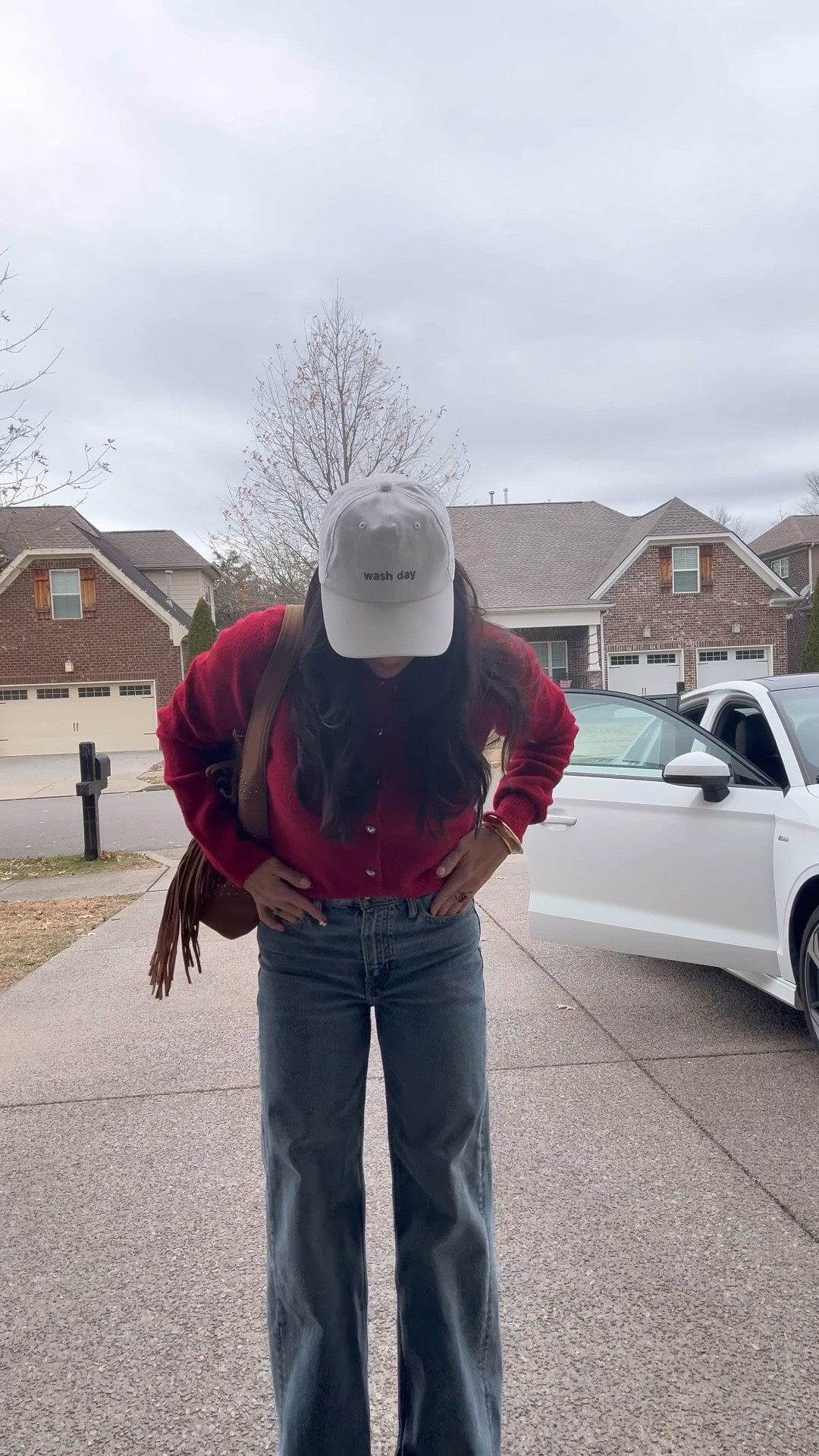 Jeans are TTS. 26 in petite length. Small in the sweater, TTS. 

#LTKootd #LTKPetite #LTKHoliday