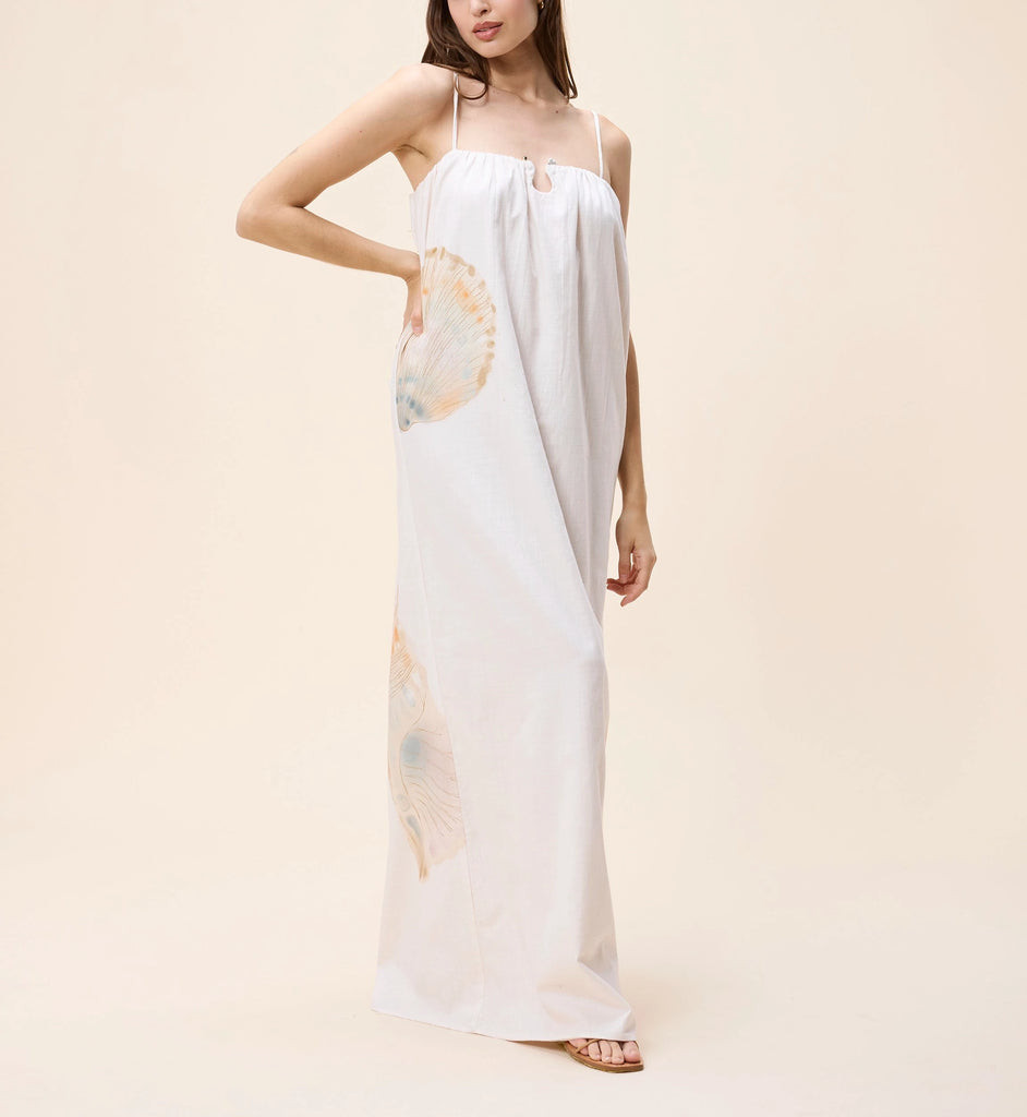 Ilona Cover Up Dress | Large Shell | Cleobella