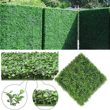 Green-ery Wall Backdrop- Artificial Green Plant Wall Decor Plastic Green-ery Decor Encrypted Milan Lawn Wall Decoration | Walmart (US)