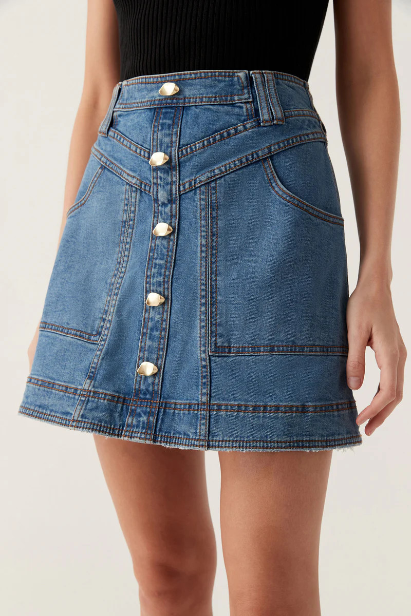 Belmond Denim Mini Skirt | aje. (US, UK, Europe, ROW)