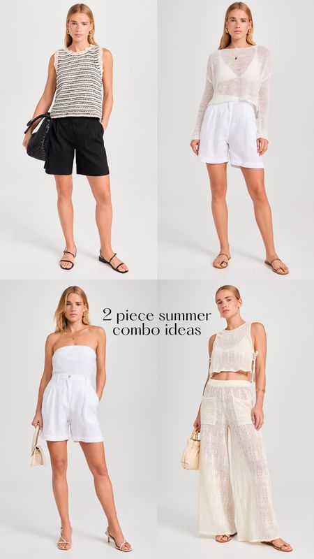 2 pieces summer combo outfit ideas 

#LTKstyletip #LTKSeasonal