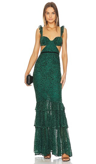 Mariah Gown in Deep Teal | Revolve Clothing (Global)