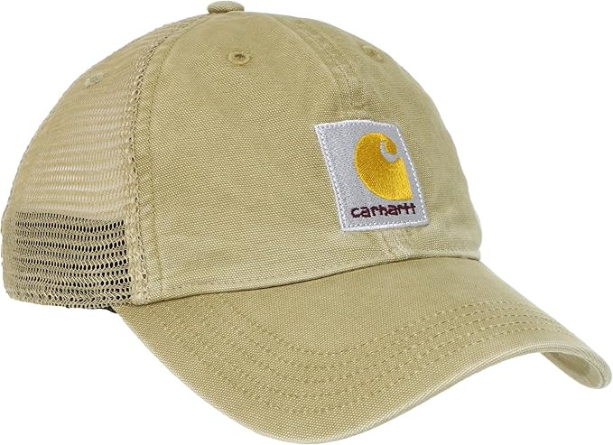 Carhartt Men's Canvas Mesh-Back Cap | Amazon (US)