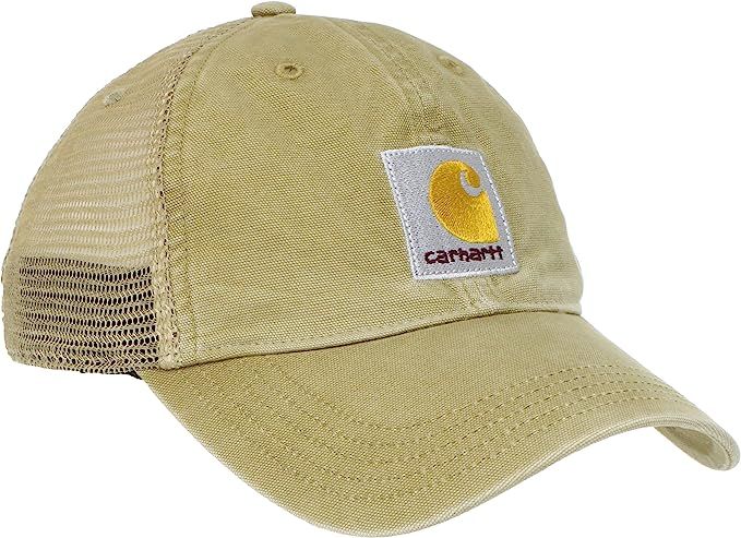 Carhartt Men's Canvas Mesh-Back Cap | Amazon (US)