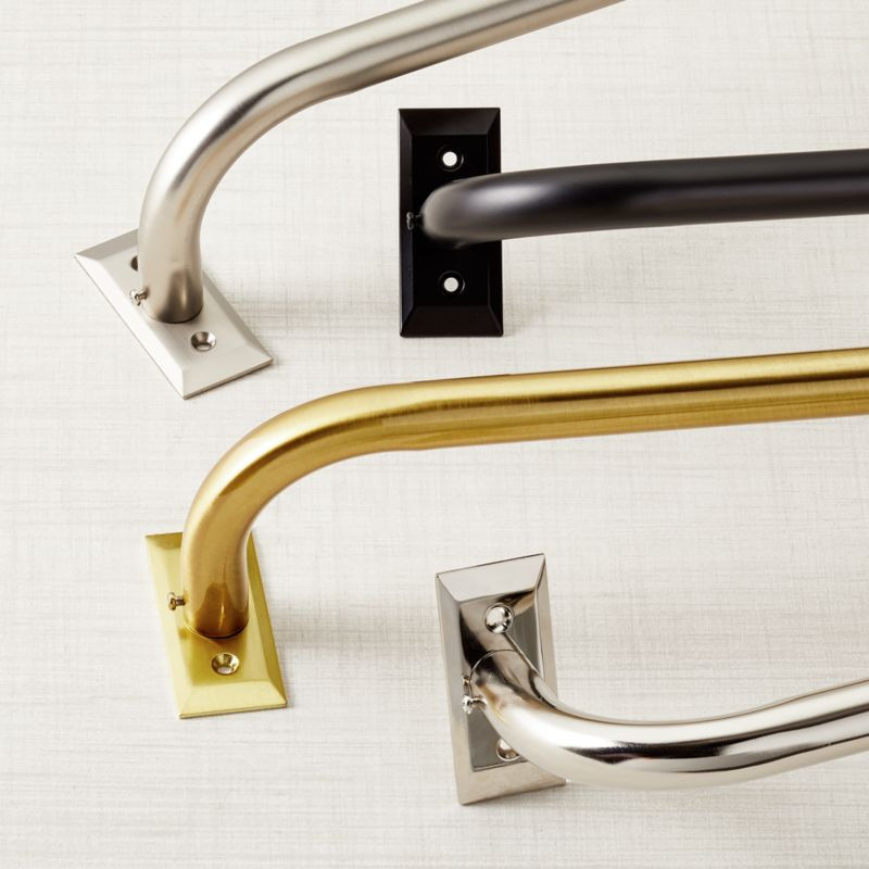 CB Room Darkening Curtain Hardware | Crate and Barrel | Crate & Barrel