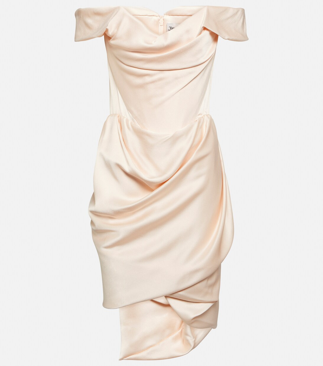 Nova Cora crêpe satin minidress | Mytheresa (US/CA)