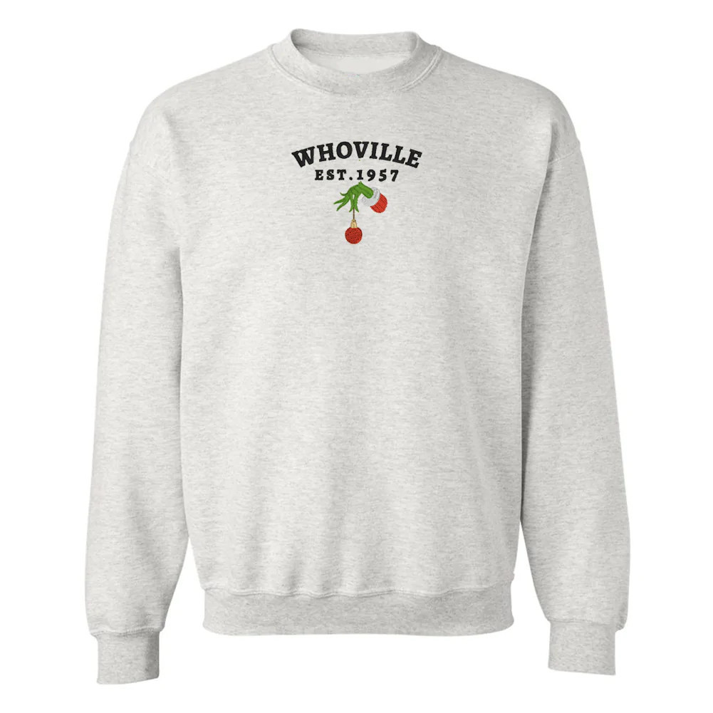 Embroidered Whoville Crewneck Sweatshirt | United Monograms