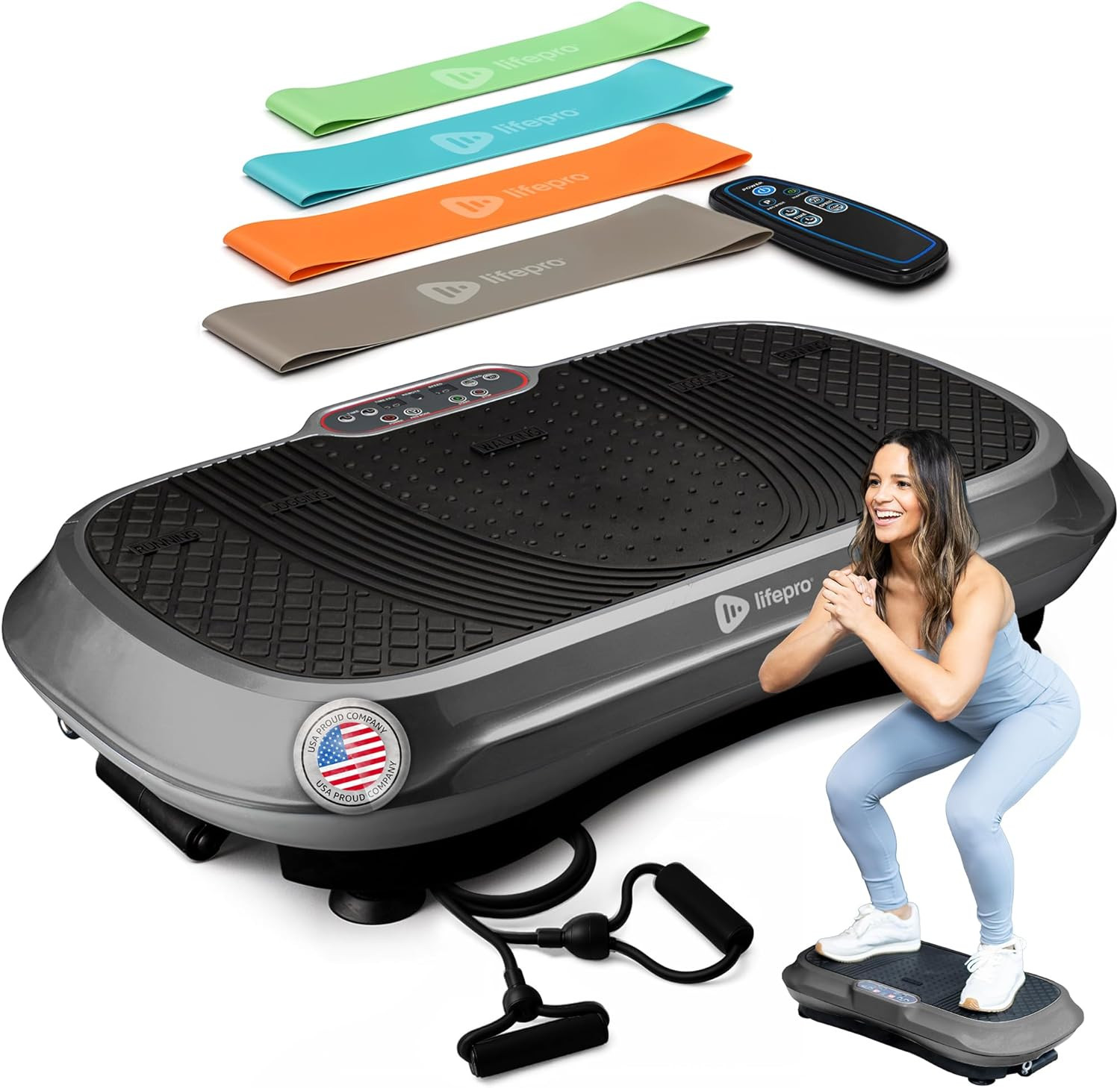 Lifepro Waver Vibration Plate Exercise Machine for Lymphatic Drainage, Muscle Activation, Full-Bo... | Amazon (US)