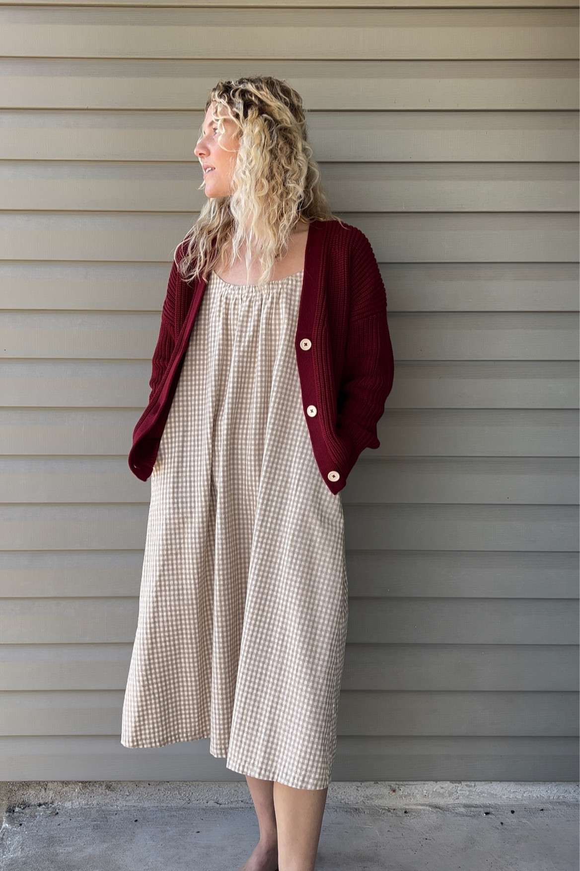 Dress is from neuflora ☺️ sweater linked here! I got a small! 