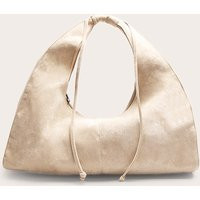 Stone Faux Suede Slouchy Shoulder Bag | PrettyLittleThing US