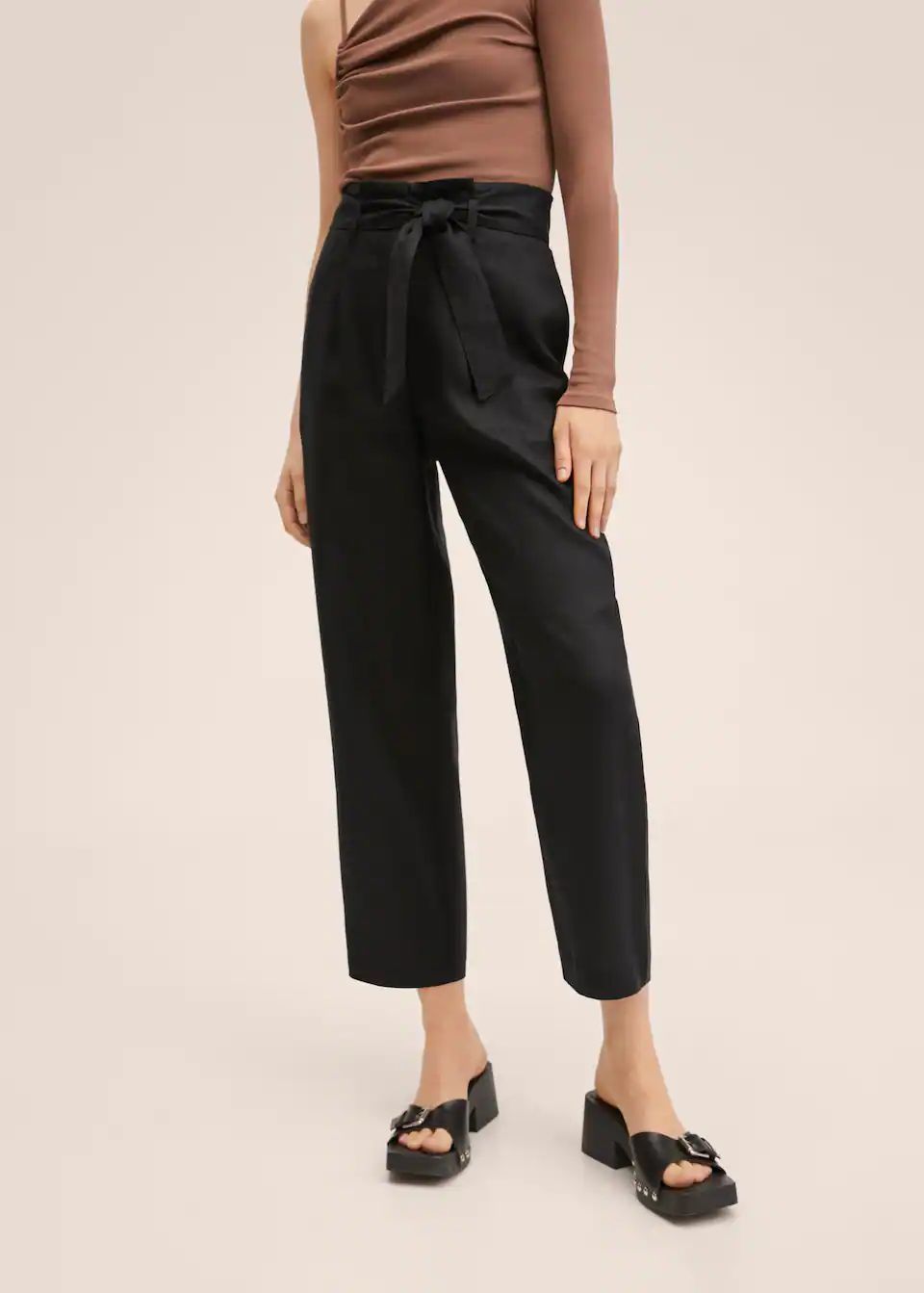 Linen suit trousers | MANGO (US)